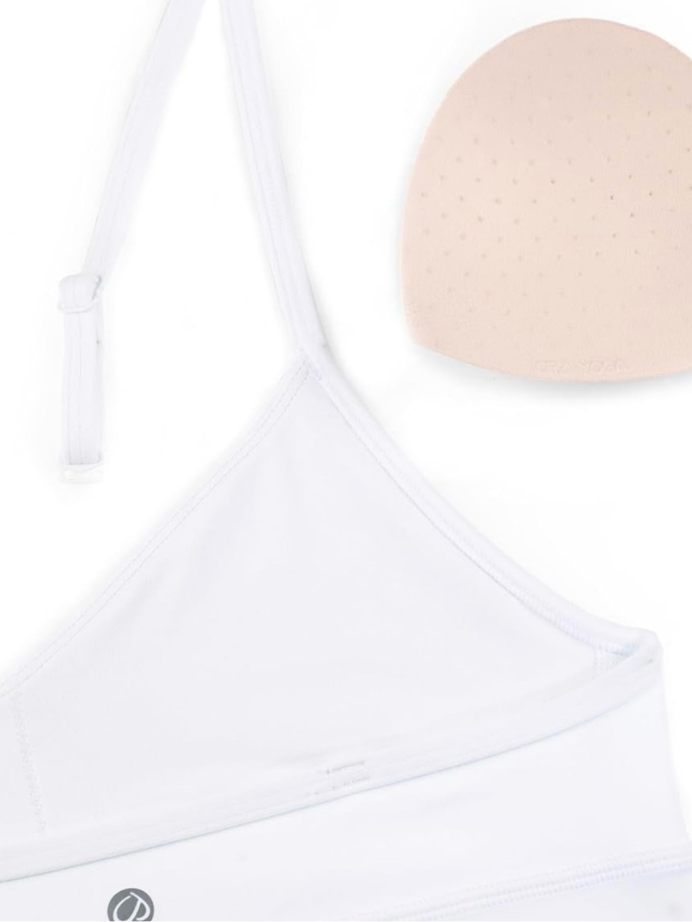 CRZ YOGA Black and White Butterluxe V-Neck Sports Bras - Set of 2 - Picture 10 of 10